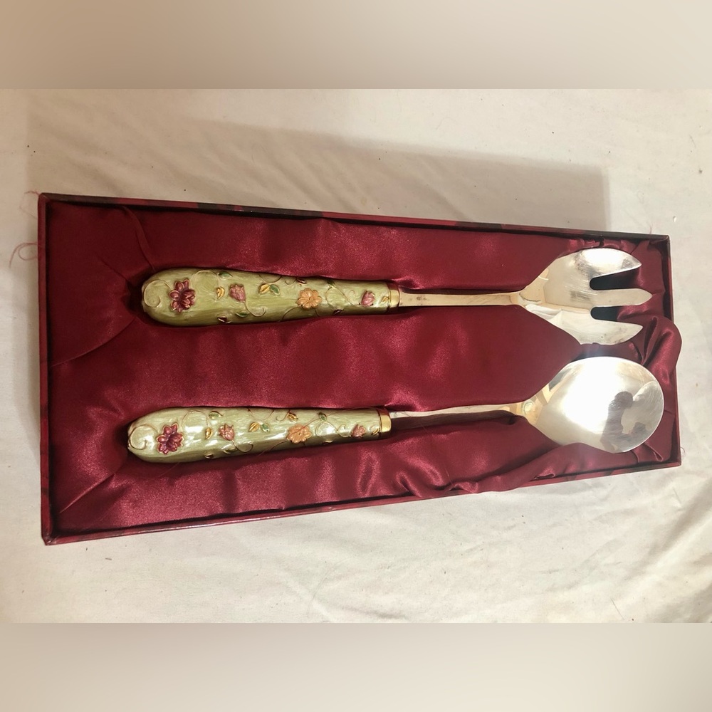 Royal Albert Old Country Roses Salad Server Set
